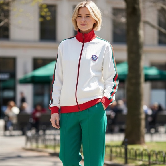 Gucci Adidas White and Red Jacket - Picture 14 of 14